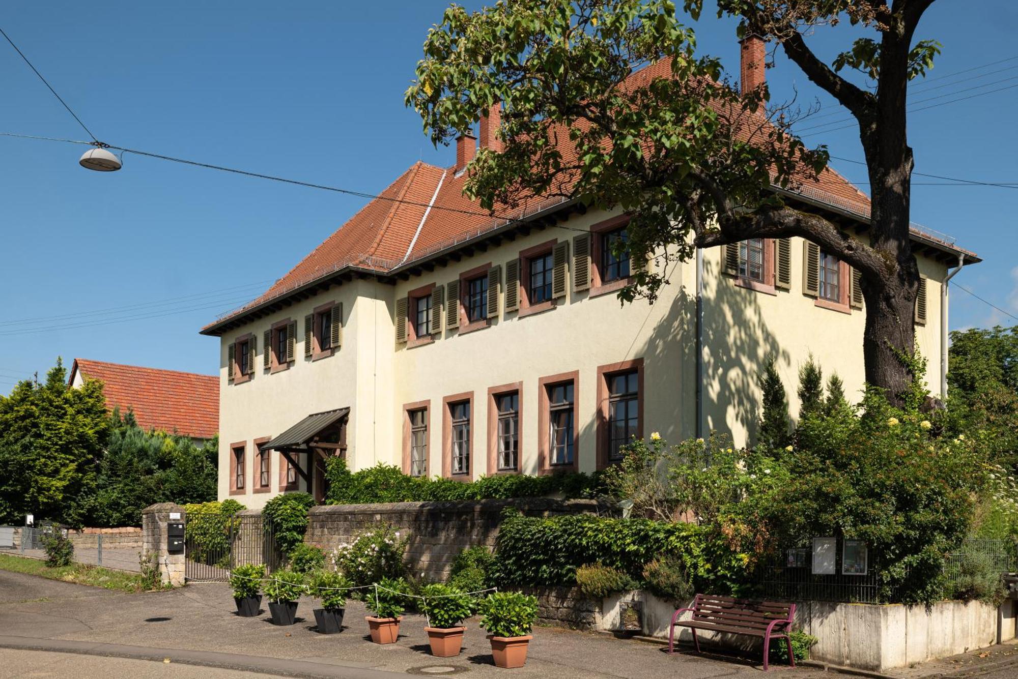 Ferienwohnung Grosse Pause Altes Schulhaus Schweigen Exterior foto